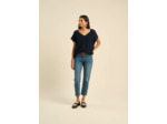 Jean slim 7/8 à cinq poches