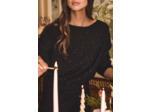 Pull col bateau à sequins BLAKE