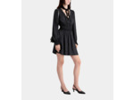 Robe Courte Plissee black