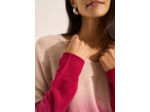Pull cachemire dégradé encolure V