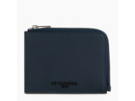 Porte cartes moyen zippé Emile en cuir signature T