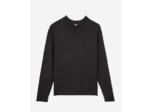 Pull manches longues bords roulants middle grey mel