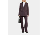 Veste Tailleur En Laine Marron brown