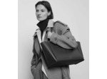 Grand sac cabas Elena en cuir grainé