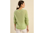 Pull col rond oversize en laine et alpaga