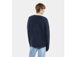 Pull En Mohair Et Laine Bleu Marine navy