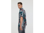 Chemise manches courtes en viscose, imprimé «Animal sauvage»