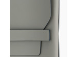 Pochette A4 Justin en cuir lisse