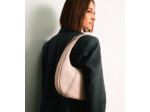 Sac hobo moyen modèle Juliette en cuir lisse lacé