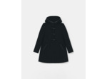 Manteau Meros Noir en Laine