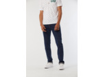 Pantalon straight fit, taille haute, jambe droite