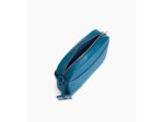 Sac bandoulière moyen modèle Romy en cuir grainé et lisse