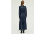 Robe longue à rayures en lurex - LOLLIA