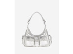 Sac Amelia En Cuir silver