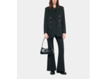 Veste Tailleur En Laine Mélangée Noire black