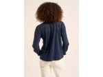 Top en jersey détails brodés