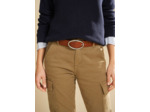 Ceinture à boucle argentée