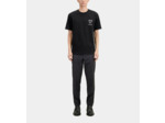 T-shirt manches courtes avec broderie et print skull black