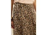 Jupe midi imprimé animalier