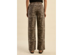 Pantalon fluide imprimé jaguar