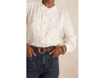 Blouse BROOKE en coton brodée