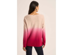 Pull cachemire dégradé encolure V
