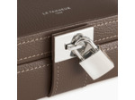 Boite à bijoux de voyage en cuir