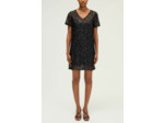 Robe courte à fleurs en sequins - LORINE