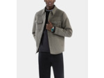 Blouson Style Surchemise Pied De Poule Marron Et Écru brown