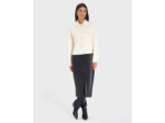 Veste Vailly Ecru en Laine