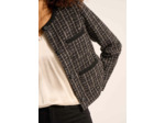 Veste courte en tweed
