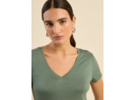 Tee-shirt col V
