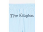Jogging velours strass baby blue