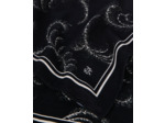 Foulard black white