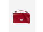 Sac En Cuir Emily M rouge allure