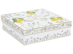 FLEURS ET CITRONS Coffret 6 pt à café