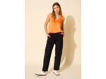 Pantalon tailleur taille haute