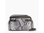 Sac bandoulière Laura en cuir effet python