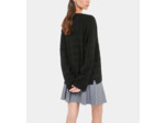 Pull En Laine Et Cachemire À Rayures black