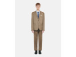 Veste De Costume Marron Clair En Laine brown