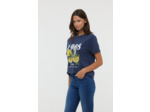 T-shirt mixte manches courtes avec graphisme  « Citron » placé poitrine