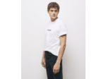 T-shirt manches courtes avec print sur le devant white
