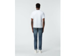 T-shirt manches courtes avec print sur le devant white