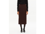 Jupe longue crayon marron brown