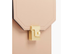 Etui téléphone à rabat Rose en cuir lisse
