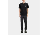T-shirt manches courtes avec broderie et print skull black