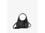 Petit sac à main Juliette en cuir lisse avec studs