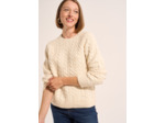Pull irlandais torsadé à maille épaisse