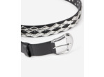Ceinture En Cuir Noir Avec Clous black
