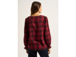 Chemise tartan ample avec épaules tombantes